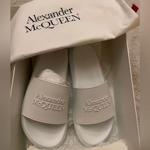 Authentic Alexander McQueen women slides